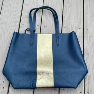 NWOT J Crew Striped Tote Bag